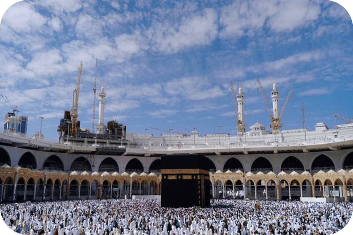 A view of Kaaba in the morning