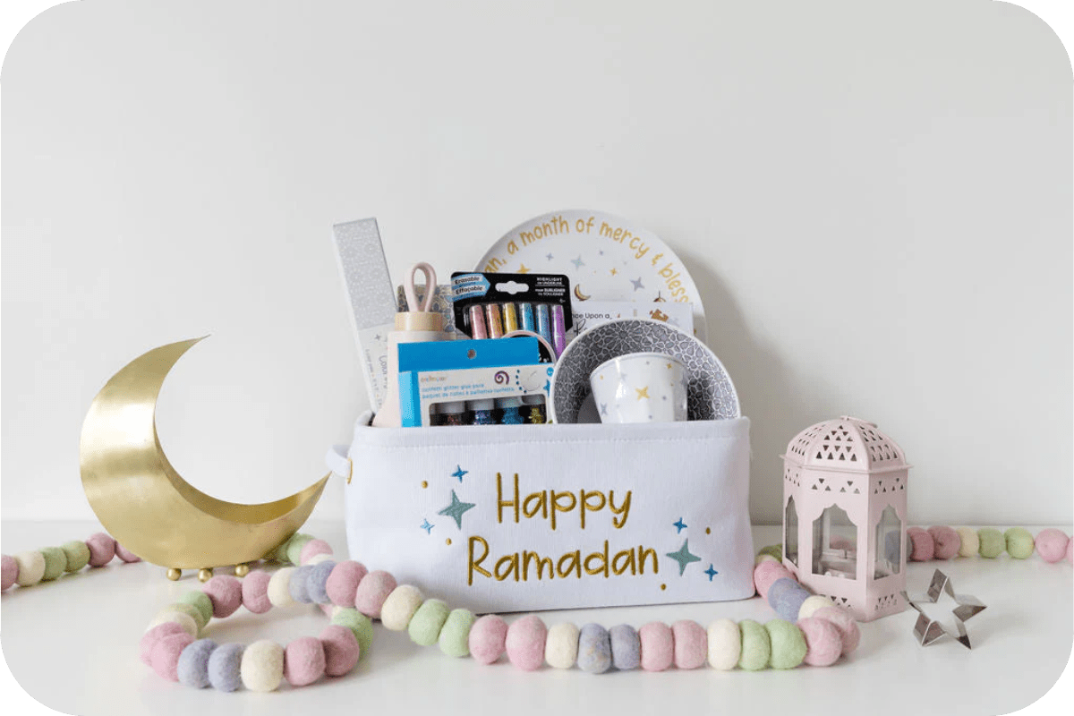A gift basket for children for Ramadan