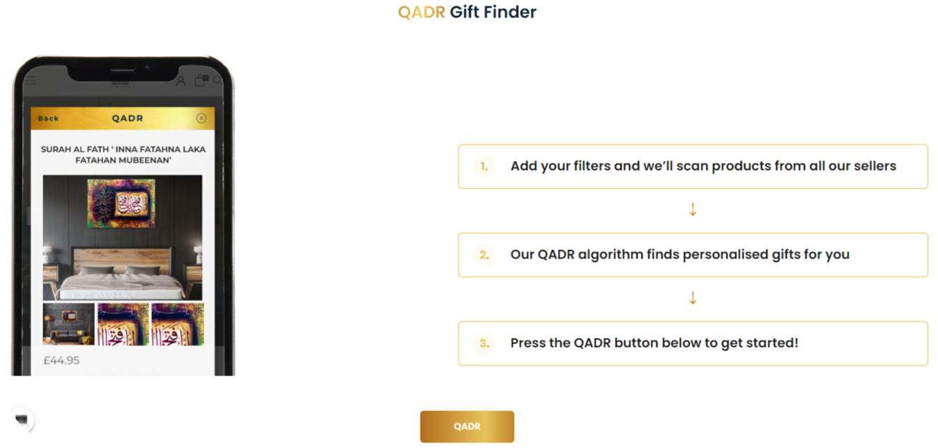 Qadr Gift Finder