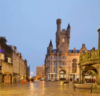 Castlegate in Aberdeen