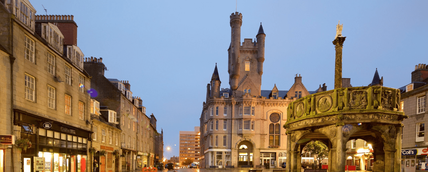 Castlegate in Aberdeen