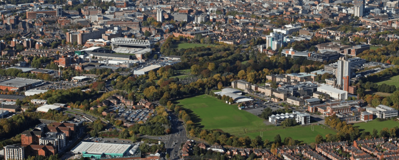 Leicester city skyline