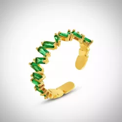 Islamic Gifts Hayat Emerald Green Ring at Riwaya