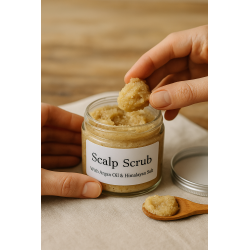 Islamic gifts  Argan Oil Scalp Scrub – Deep Cleansing Hair Exfoliant | Custom Scents & Protein Boost for Volume & Shine - Islamic Haircare at Riwaya
