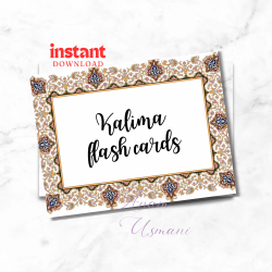 Perfect Gift Kalima Cards. There are 6 Kalima Cards.First Kalima Tayyab, Second Kalima Shahada, Third Kalima Tamjeed, Fourth Kalima Tauheed, Fifth Kalima Astaghfar and Sixth Kalima Radde Kufr.This Card Features-Kalima name with meaning.Kalima in Arabic script.Kalima in English.Then translation of Kalima in English.There are also images of Kaaba and Madina mosque for kids to color.This Cards are available in 4 inch by 6 inch. and 8.5 inch by 11 inch cut to 4 inch by 6 inch.This is an instant download of Digital File Printable Art in high quality zipped pdf file, ready for you to print to your liking. There will be no physical item shipped.This is a Digital File that you will receive by email.-no item will be shipped in the mail, this is a printable file that you download and print.-You will receive files.-One High Quality PDF files that you can print at home or professionally.How To OrderJust do the payment and you will instantly receive the printable files in your email.Print files on card stock or get them professional printed at your local printer.Important Note-Please understand that colors shown on your monitor may vary from colors printed.-No frames included.-For personal use only.-You can print for your personal use at commercial printers example COSTCO,STAPLES,WALMART etc and commercial photo labs.-Due to digital delivery of this item, no refunds can be accepted.-All work is Copyright of Art by Anam.Kalima Flashcards, The Six Kalimas, Kalima of Islam, Kalima Flashcard PDF, Kalimas for Kids, Kalima Book, Printable Kalima, Muslim Education