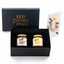 Islamic gifts  Raw Organic Active Honey Luxury Gift Set - Islamic Luxury Hampers - Islamic Luxury Gift Set - Islamic Gifts at Riwaya