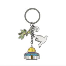 Perfect Gift A unique piece of the spirit of Al-Aqsa, suitable for gifting or collecting  Carry a piece of Al-Aqsa with you everywhere you go with our Soul of Aqsa Keyring. Its ruins hold a special place in our hearts and serve as an everlasting reminder of its beauty. Perfect as a gift or for your own collection, this keyring is a true treasure.