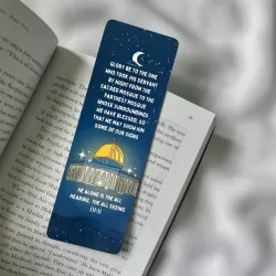 Islamic Gifts Al Aqsa Bookmark | Charity Bookmark | Dome of the Rock | Palestine | Islamic Bookmark | Quran Bookmark | Ramadan Gift | Eid Gift at Riwaya