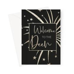 Islamic gifts Deen Welcome Greeting Card at Riwaya