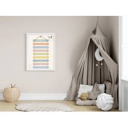 Islamic gifts Kids Daily Affirmation Poster - Islamic Affirmation for Kids at Riwaya