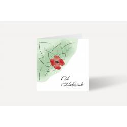 Islamic gifts  Poppy Eid Card - Square Eid Card - Eid Celebration Card - Eid Greetings Card at Riwaya