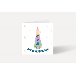Islamic gifts  Unicorn Eid Card - Square Eid Card - Eid Celebration Card - Eid Greetings Card at Riwaya