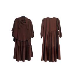 Perfect Gift 2-Piece Abaya and Khimar Set – MardhiyyahWrap your little Muslimah in elegance and modesty with our beautifully designed Mardhiyyah set. Thoughtfully designed for comfort, ease, and full coverage, it’s  perfect for daily wear or special occasions, this 2-piece outfit ensures comfort, coverage, and style.Easy-to-wear Khimar: One-piece design with an integrated bonnet that ties at the back, staying secure throughout the day.Practical Abaya: Features a round neckline and elasticated cuffs for a comfortable, child-friendly fit.Modest & Stylish: A beautifully flared abaya paired with a matching khimar for a polished, coordinated look.A modest set you can trust—designed to help your child feel confident, covered, and comfortable.