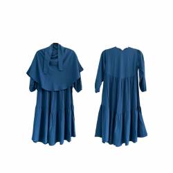 Perfect Gift 2-Piece Abaya and Khimar Set – MardhiyyahWrap your little Muslimah in elegance and modesty with our beautifully designed Mardhiyyah set. Thoughtfully designed for comfort, ease, and full coverage, it’s  perfect for daily wear or special occasions, this 2-piece outfit ensures comfort, coverage, and style.Easy-to-wear Khimar: One-piece design with an integrated bonnet that ties at the back, staying secure throughout the day.Practical Abaya: Features a round neckline and elasticated cuffs for a comfortable, child-friendly fit.Modest & Stylish: A beautifully flared abaya paired with a matching khimar for a polished, coordinated look.A modest set you can trust—designed to help your child feel confident, covered, and comfortable.