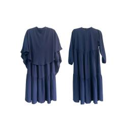 Perfect Gift 2-Piece Abaya and Khimar Set – MardhiyyahWrap your little Muslimah in elegance and modesty with our beautifully designed Mardhiyyah set. Thoughtfully designed for comfort, ease, and full coverage, it’s  perfect for daily wear or special occasions, this 2-piece outfit ensures comfort, coverage, and style.Easy-to-wear Khimar: One-piece design with an integrated bonnet that ties at the back, staying secure throughout the day.Practical Abaya: Features a round neckline and elasticated cuffs for a comfortable, child-friendly fit.Modest & Stylish: A beautifully flared abaya paired with a matching khimar for a polished, coordinated look.A modest set you can trust—designed to help your child feel confident, covered, and comfortable.