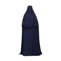 Perfect Gift Experience modesty with grace through our beautiful one-piece Umil-haya jilbab. Crafted from a soft, airy fabric, it’s ideal for both daily wear and special religious occasions.Features:Fabric: Royal, lightweight, and breathable — suitable for all seasonsStretch cuffs for a secure and comfortable fitBuilt-in niqab with adjustable tie band (additional 1 piece niqab included)Exceptional comfort, even in warmer weatherProvides full body coverageElegant and modest styleColours available: Black, Brown, Navy Size 56-57