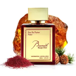 Perfect Gift Buuraak Rouge Elixir 100ML by Asten – Bold Elegance for Every Identity Buuraak Rouge Elixir by Asten is a luxurious 100ML Eau de Parfum crafted as a unisex fragrance for those who appreciate bold sophistication. Blending rich florals, warm woods, and oriental depth, it offers a powerful yet balanced scent that transcends gender—perfect for anyone who desires a lasting, elegant impression. Fragrance Profile: Top Notes: Exotic Saffron and Bright Citrus – A vibrant, spicy opening that captivates instantlyMiddle Notes: Jasmine, Rose, and Amberwood – A heart full of floral richness and golden warmthBase Notes: Oud, Musk, and Vanilla – A deep, sensual base that lingers with soft oriental allure Why Choose Buuraak Rouge Elixir from Oudh Shop? Premium Quality Unisex Fragrance – Created by Asten using expertly blended notes and long-lasting oilsPerfectly Balanced Scent – Neither too floral nor too woody—designed to suit both masculine and feminine preferencesIdeal for Special Occasions or Daily Luxury – Sophisticated yet wearable anytimeExceptional Value – A luxury fragrance experience without the high-end designer priceTrusted UK-Based Oud Retailer – Quick delivery, authentic products, and outstanding customer care Define Your Signature with Confidence Buuraak Rouge Elixir is a scent that makes a statement—bold, elegant, and unmistakably unique.Order now from Oudh Shop – premium unisex oud perfumes delivered across the UK.
