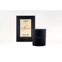 Islamic Gifts Anor Luxury 30cl Candle - Satin Silk Pouch - Islamic Candle - Islamic Gifts - Islamic Home Fragrance - Halal Fragrance - Islamic Fragrance - Islamic Home - New Muslim Home Gift at Riwaya