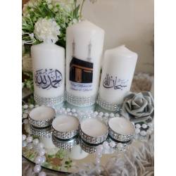 Islamic gifts Islamic Candle Gift Set - Hajj Mubarak Candle Gift set - Islamic Gifts - Islamic Home at Riwaya