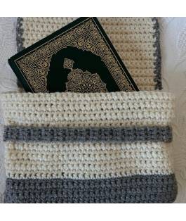 Islamic gifts  Pastel Grey and Cream Qur'an Cover - For 20cm x 14cm Quran - Islamic Gift Quran Cover - Travel Quran Cover - Handmade Quran Cover - Hifz Quran Gift - Islamic Gift For Muslim Revert, New Muslim, Hafiz - Islamic Gift For Him or Her at  Riwaya