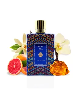 Perfect Gift Rituals of Anfar Chef-D’Oeuvre By Anfar 80ml Extrait de Parfum A Journey Through the Notes Discover a true masterpiece of perfumery with&nbsp;Rituals of Anfar Chef-D’Oeuvre, a captivating fragrance crafted by the renowned house of Anfar London. This exquisite&nbsp;Extrait de Parfum&nbsp;is a celebration of both classic and contemporary notes, designed to be a signature scent for all. A versatile and luxurious unisex fragrance, this scent is an elegant statement for any occasion, leaving a lasting impression with its powerful and sophisticated sillage. Scent Profile: A Symphony of Notes Top Notes:&nbsp;The journey begins with a vibrant and zesty citrus burst. A harmonious blend of&nbsp;Sicilian Orange, fresh&nbsp;Calabrian Bergamot, and bright&nbsp;Sicilian Lemon&nbsp;creates an invigorating and uplifting opening that is both clean and crisp. Middle Notes:&nbsp;As the fragrance evolves, it reveals a rich and sensual heart. A warm accord of&nbsp;Amber&nbsp;melts into a medley of sweet and alluring&nbsp;Fruity Notes, adding a layer of depth and complexity that is both tempting and mysterious. Base Notes:&nbsp;The final act is a deep, creamy, and long-lasting foundation. The gentle purity of&nbsp;White Musk&nbsp;intertwines with the smooth, comforting essence of&nbsp;Madagascar Vanilla, creating a sophisticated and memorable dry down that lingers on the skin. Key Features Brand:&nbsp;Anfar London&nbsp;– A perfumery dedicated to crafting sophisticated and high-quality oudh and Arabian fragrances.Gender-Neutral Appeal:&nbsp;This unisex&nbsp;fragrance is a perfect choice for&nbsp;men and women, with its balanced blend of citrusy, amber and musky notes.Long-Lasting Sillage:&nbsp;As an extrait de parfum, Rituals of Anfar Divine provides an exceptional concentration of fragrance, ensuring a powerful and long-lasting scent trail.Exquisite Blend:&nbsp;The expertly crafted composition transitions seamlessly from a lively opening to a deep, sophisticated dry-down.Volume:&nbsp;80mlFragrance Type:&nbsp;Extrait de Parfum (80% concentration)Longivity:&nbsp;Versatile, and long-lasting (8-12h+)Sillage:&nbsp;Powerful and noticeablePackaging:&nbsp;Comes in a beautifully designed bottle, perfect for gifting or personal use. Why Buy from&nbsp;Oudh Shop? At Oudh Shop, we are passionate about bringing you the finest in&nbsp;luxury Arabian perfumes. We believe in the tradition and artistry of perfumery, offering a curated selection of scents that are both unique and high-quality. Our commitment is to provide you with authentic fragrances, including rich&nbsp;musk and oud&nbsp;scents, that tell a story with every note. When you shop with us, you’re not just buying a perfume&mdash;you’re investing in an olfactory experience. Fast and Reliable Delivery:&nbsp;We offer swift and secure delivery options to ensure you receive your new fragrance as quickly as possible.Hassle-Free Shopping:&nbsp;Enjoy a seamless shopping experience with our clear and customer-friendly shipping and returns policy. Elevate your fragrance collection with the unforgettable aroma of Rituals of Anfar Chef-D’Oeuvre. Order yours today and experience luxury in every spray. Oudh Shop – Your destination for exquisite fragrances.