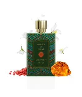 Perfect Gift Rituals of Meditation By Anfar 80ml Extrait de Parfum An opulent, long-lasting fragrance with a bold, sophisticated character. Experience the commanding allure of this luxury Arabian perfume, an exquisite extrait de parfum that promises a captivating scent journey. Crafted for those who seek a statement fragrance, this perfume is a masterful blend of rich, complex notes that resonate with a powerful, refined elegance. The composition is reminiscent of the sought-after&nbsp;Armani Privé Rouge Malachite by Giorgio Armani, making it an ideal choice for a sophisticated&nbsp;perfume gift&nbsp;for any occasion. Scent Profile: A Symphony of Notes Top Notes:&nbsp;The journey begins with a vibrant and spicy opening, where the fiery kick of&nbsp;pink pepper&nbsp;is softened by the herbaceous warmth of&nbsp;clary sage&nbsp;and a subtle hint of&nbsp;fruity notes. This exciting prelude gracefully transitions into a rich, floral heart. Middle Notes:&nbsp;At its core, the fragrance reveals a lush bouquet of creamy&nbsp;tuberose, exotic&nbsp;ylang-ylang, and intoxicating&nbsp;jasmine. This powerful and elegant floral blend creates a deep and unforgettable impression. Bottom Notes:&nbsp;The scent finds its enduring strength in a rich and sensual base. The warmth of&nbsp;amber&nbsp;provides a golden, resinous foundation, while the earthy, deep tones of&nbsp;patchouli&nbsp;add a layer of sophistication. Finally, a clean, sensual&nbsp;musk&nbsp;lingers on the skin, ensuring a&nbsp;long-lasting Arabian perfume for men and women&nbsp;that leaves a trail of pure luxury. Key Features Brand:&nbsp;Anfar London&nbsp;– A perfumery dedicated to crafting sophisticated and high-quality oudh and Arabian fragrances.Gender-Neutral Appeal:&nbsp;This unisex&nbsp;fragrance is a perfect choice for&nbsp;men and women, with its balanced blend of sweet, spicy, and woody notes.Long-Lasting Sillage:&nbsp;As an extrait de parfum, Rituals of Anfar Divine provides an exceptional concentration of fragrance, ensuring a powerful and long-lasting scent trail.Exquisite Blend:&nbsp;A rich blend of notes including&nbsp;pink pepper,&nbsp;tuberose,&nbsp;amber, and&nbsp;musk.Volume:&nbsp;80mlFragrance Type:&nbsp;Extrait de Parfum (80% concentration)Longivity:&nbsp;Versatile, and long-lasting (8-12h+)Sillage:&nbsp;Powerful and noticeablePackaging:&nbsp;Comes in a beautifully designed bottle, perfect for gifting or personal use.Comparison:&nbsp;Shares a similar high-end note structure with the iconic&nbsp;Armani Privé Rouge Malachite by Giorgio Armani. Why Buy from&nbsp;Oudh Shop? At Oudh Shop, we are passionate about bringing you the finest in&nbsp;luxury Arabian perfumes. We believe in the tradition and artistry of perfumery, offering a curated selection of scents that are both unique and high-quality. Our commitment is to provide you with authentic fragrances, including rich&nbsp;musk and oud&nbsp;scents, that tell a story with every note. When you shop with us, you’re not just buying a perfume&mdash;you’re investing in an olfactory experience. Fast and Reliable Delivery:&nbsp;We offer swift and secure delivery options to ensure you receive your new fragrance as quickly as possible.Hassle-Free Shopping:&nbsp;Enjoy a seamless shopping experience with our clear and customer-friendly shipping and returns policy. Elevate your fragrance collection with the unforgettable aroma of Rituals of Anfar Meditation. Order yours today and experience luxury in every spray. &nbsp; Oudh Shop – Your destination for exquisite fragrances.