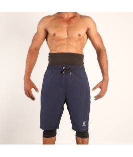 Perfect Gift The Akhi Wear Lightweight Awrah Swim Shorts are designed for comfort, modesty, and performance in the water. Crafted from quick-drying, breathable fabrics, they provide reliable coverage from the navel to the knees in line with Shariah guidelines. Perfect for swimming, the beach, sauna, or steam room, these versatile shorts also allow for light physical activity and casual wear. ✨ Key Features Shariah Compliant: Provides full coverage from the navel to the knee, aligning with Islamic guidelines.Lightweight & Quick-Drying: Breathable 100% polyester outer fabric designed for swimming and water-based activities.Adjustable Comfort: Elastic waistband with a drawstring for a secure and customisable fit.Practical Storage: Zipped side pockets to safely store small essentials while on the move.Supportive Inner Layer: 80% polyester, 20% spandex blend for flexibility, support, and a secure fit. Which Shorts Are Right for You? Lightweight Awrah Swim Shorts: Designed for swimming, the beach, sauna, and steam room. Lightweight, breathable, and quick-drying. Suitable for light physical activity and casual wear.Activewear Awrah Shorts: Made with a slightly thicker, more durable fabric for all types of training and sports. Includes longer inner leggings to ensure full coverage, even during deep stretches and exercise such as squats. Size chart: SizeWaist (in.)S30-32M32-34L34-36XL36-38XXL38-40