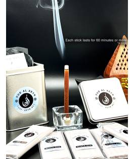 Islamic Gifts Oud Incense Sticks by Oud Al Xeyn – Bukhoor Sticks with 1 hour burn time - Islamic Bukhoor Sticks - Long lasting Bukhoor - Islamic Home fragramce - Islamic Home Gifts - Nikkah Gifts at Riwaya