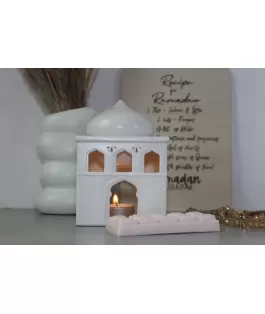 Islamic gifts Mosque Oil/Wax Melt Burner - Islamic Home Decor - Islamic Decor - Islamic Home - Eid/Ramadan Gift at Riwaya