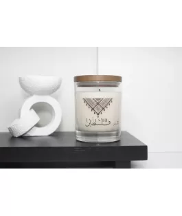 Islamic gifts Keffiyah Palestine Candle - Scented Candle - Islamic Home Fragrance - Islamic Gifts - Islamic Home - Eid/Ramadan Gift at Riwaya