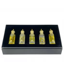 Perfect Gift Blends of Anfar Perfume Oil Gift Set – 5 Premium Fragrance Oils by Anfar London Discover the essence of Arabian luxury with the Blends of Anfar Gift Set, a curated collection of five of Anfar London’s most sought-after perfume oils. Perfectly presented for gifting or personal indulgence, this set features concentrated, alcohol-free fragrance oils known for their richness, longevity, and depth. Each 5ml bottle captures a distinct olfactory journey, offering a versatile range of scents to suit every mood and occasion. Included Fragrance Oils: Ambre Oud – Warm, amber-rich with a luxurious woody finishWujood – A unique blend of spice, floral and oriental tonesOud Al Ajyal – Traditional oud with a modern twist, rich and deepAafaq – Soft, musky, and sweet with a contemporary Arabic characterOjjoat – Fresh, vibrant, and slightly powdery – ideal for daily wear Why Choose This Gift Set from Oudh Shop 100% Authentic Anfar Oils: We source directly from the brand to ensure originality and quality.Alcohol-Free, Long-Lasting Scents: These concentrated oils offer powerful projection and staying power.Perfect for Gifting: Elegant packaging makes this ideal for birthdays, anniversaries, Eid, or special occasions.Exclusive to the UK Market: Curated especially for fragrance enthusiasts in the UK, with fast local delivery.Great Value: Experience five luxurious scents at a fraction of the cost of individual bottles. Persuasive Conclusion: Whether you’re expanding your fragrance wardrobe or searching for a luxurious gift, the Blends of Anfar Perfume Oil Gift Set delivers unmatched variety, quality, and value. Indulge in the depth of oud, amber, musk, and floral compositions – all expertly crafted by Anfar London. Make every moment memorable with this exclusive fragrance collection from Oudh Shop.